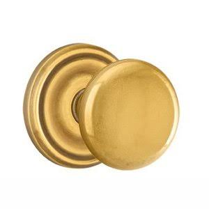 French Antique Brass Double Dummy Door Knob with Regular Rose T201651