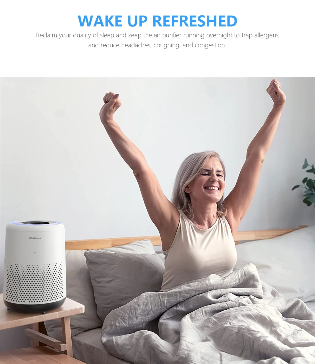 HEPA Air Purifier with H13 True HEPA Filter N753