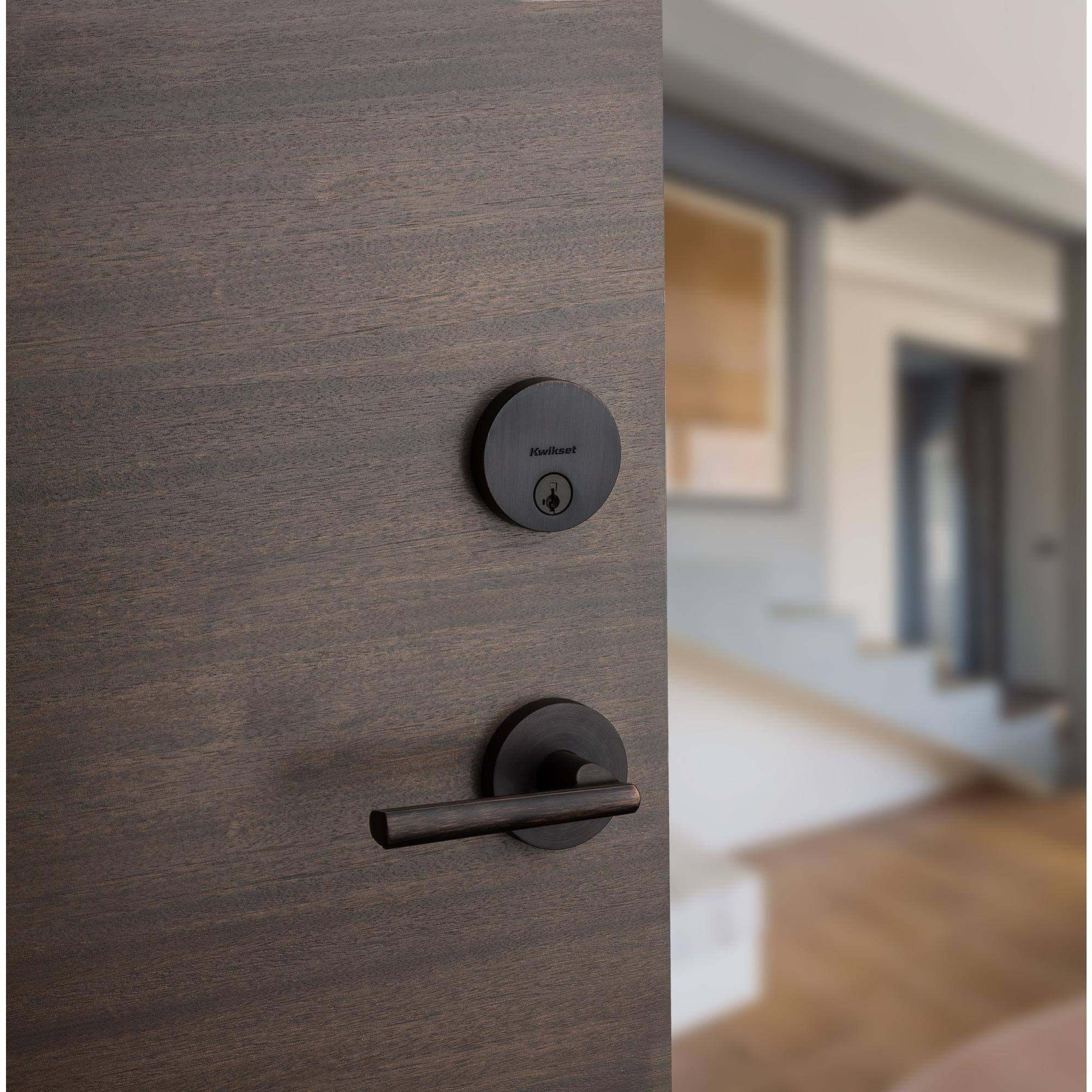 Satin Nickel Entry Door Lock M26936