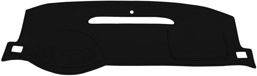 Black Custom Velour Dash Cover Mat Pad Pack of 2 H49812