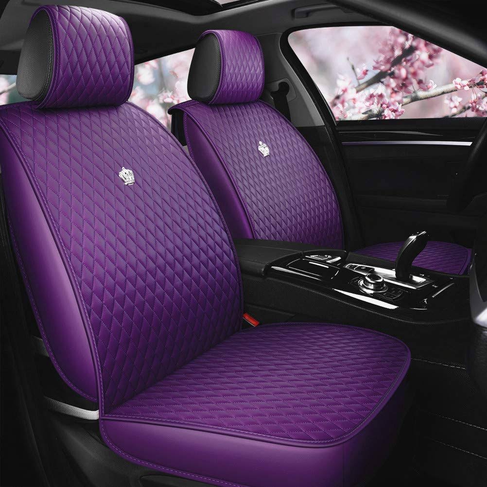 Leather Auto Seat Covers 9pcs Front Rear Seat Covers B765736