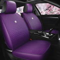 Leather Auto Seat Covers 9pcs Front Rear Seat Covers B765736