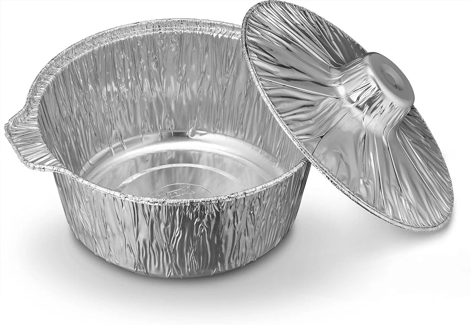 Disposable Aluminum Pot with Lid Complete Set Medium Qty-12 K6836
