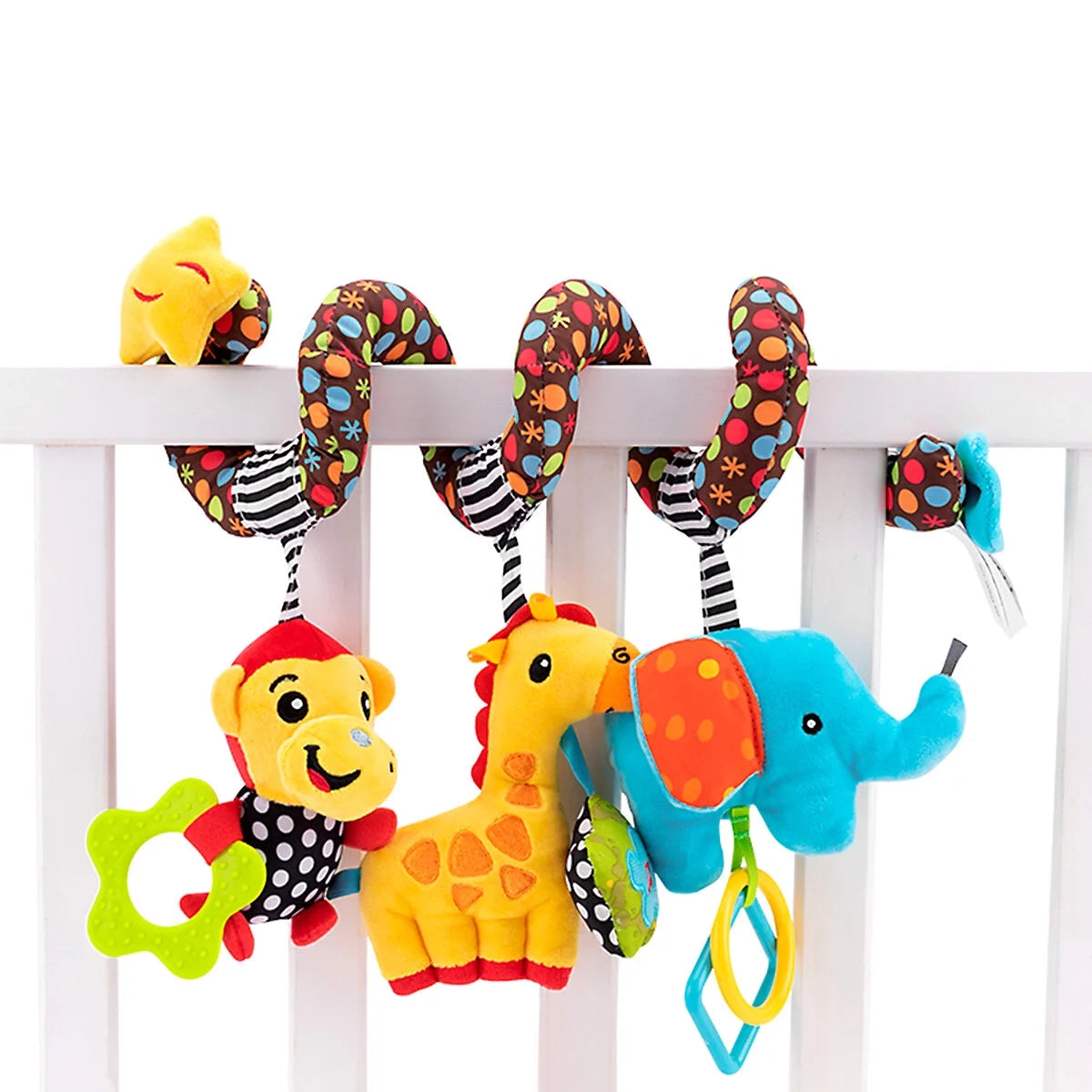 Infant Baby Activity Spiral Bed & Stroller Toy Plush Toy B40001
