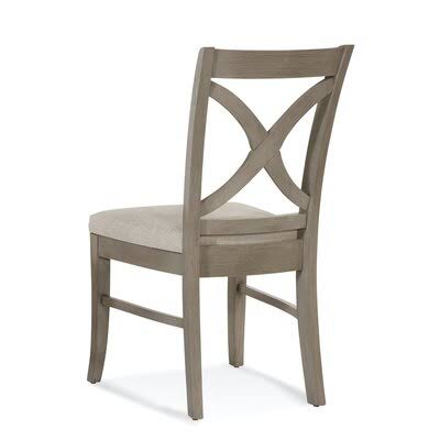 Navy Blue Performance Fabric Cross Back Side Chair Q33561