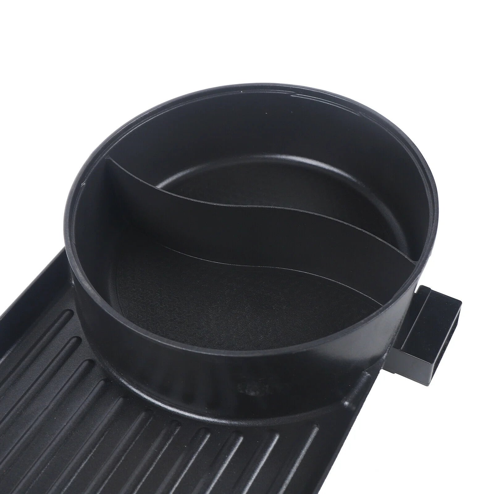 2 in 1 Portable Electric BBQ Grill Hot Pot Non-Stick Pan F7327