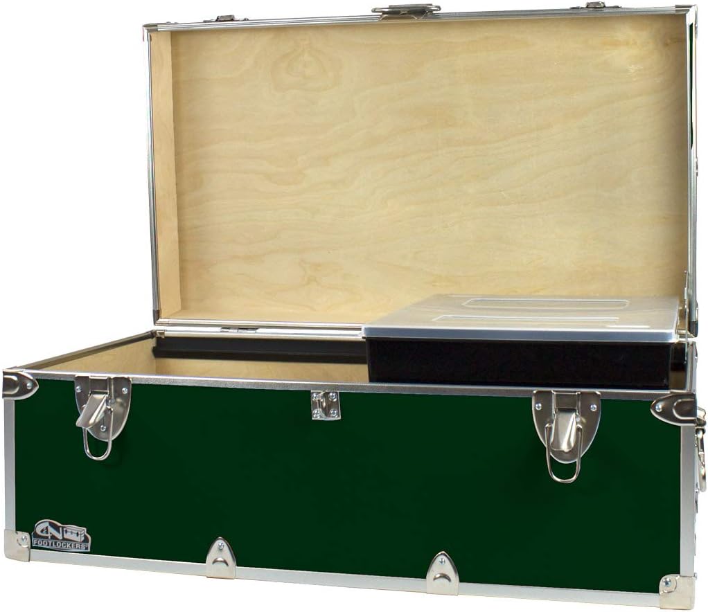 Mint Footlocker Storage Chest with Organizer Tray U999