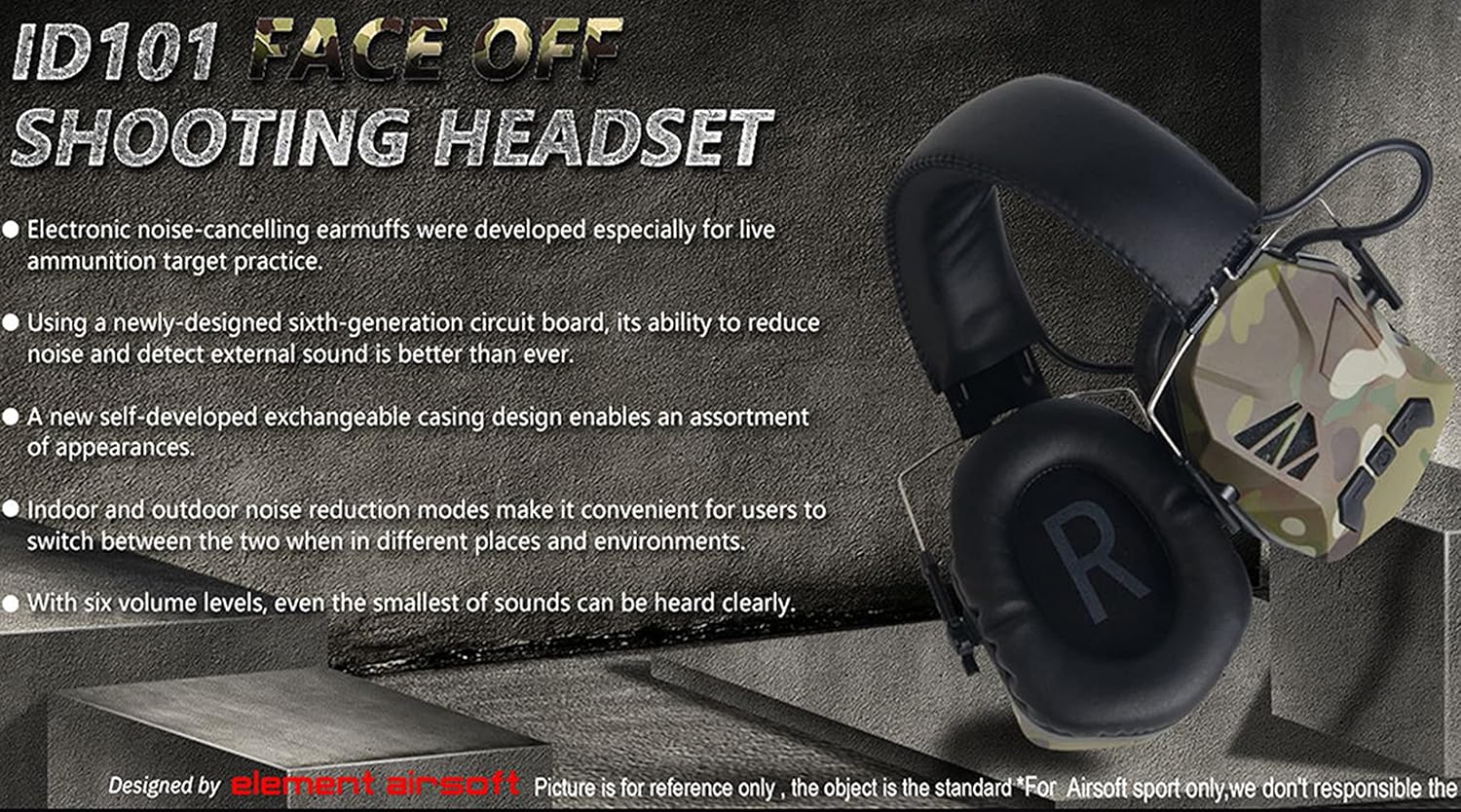 Noise-Cancelling Shooting Headset O53879