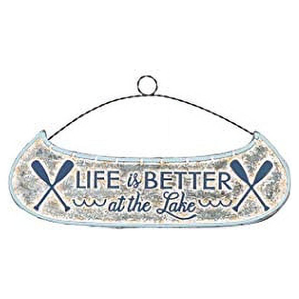 Metal Canoe Wall Decor V60171