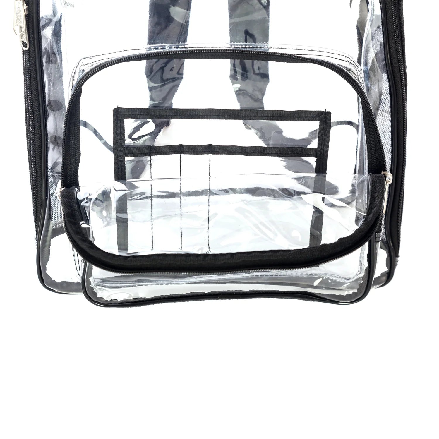 Clear Heavy Duty Transparent Backpack Black C15519