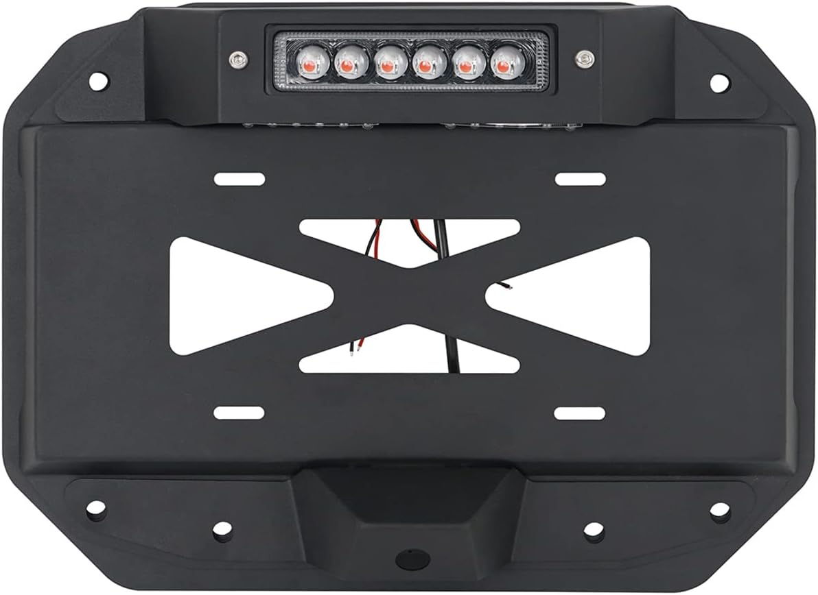 Spare Tire Delete License Plate Relocation Kit with Third Brake Light L198318
