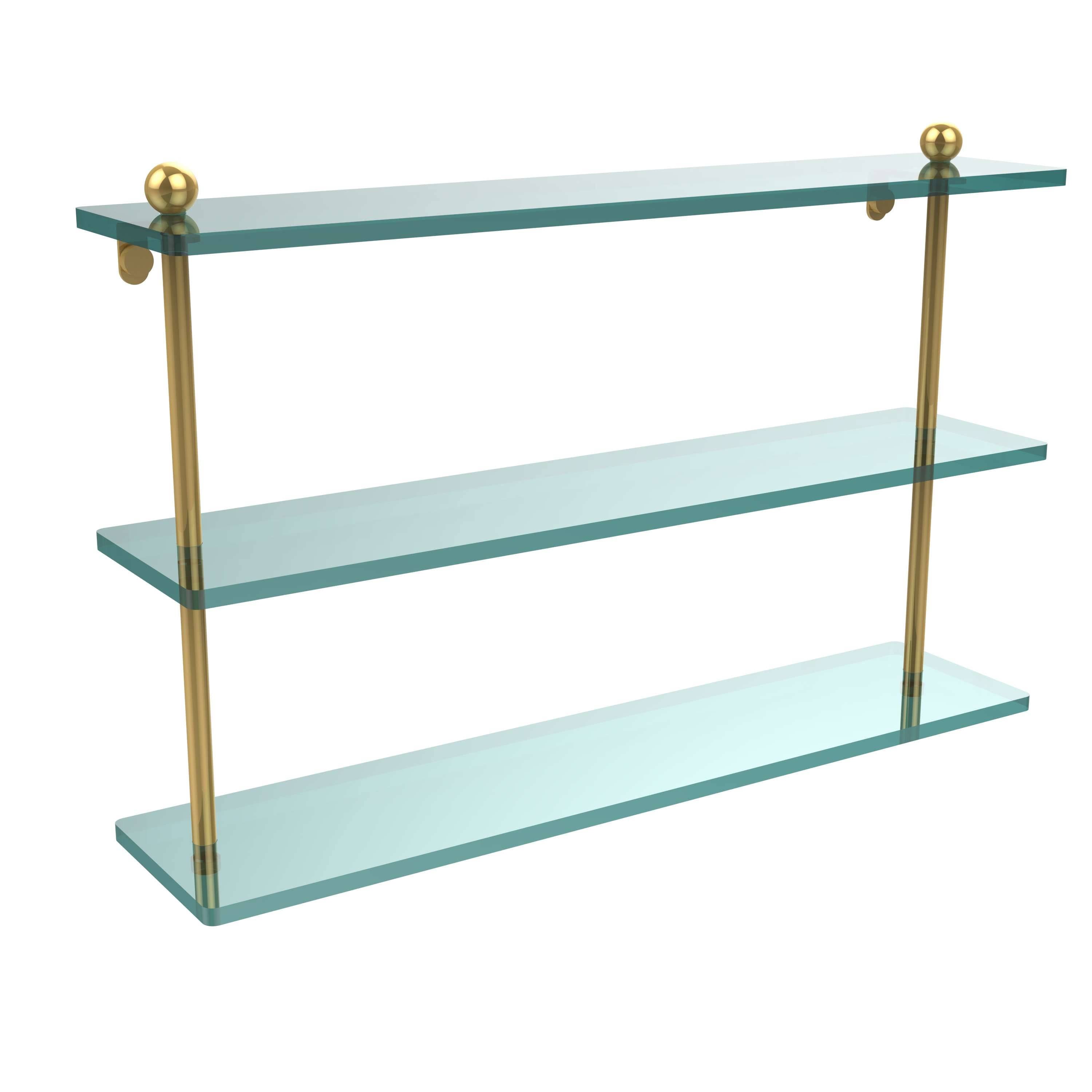 Triple Tiered Glass Shelf C543