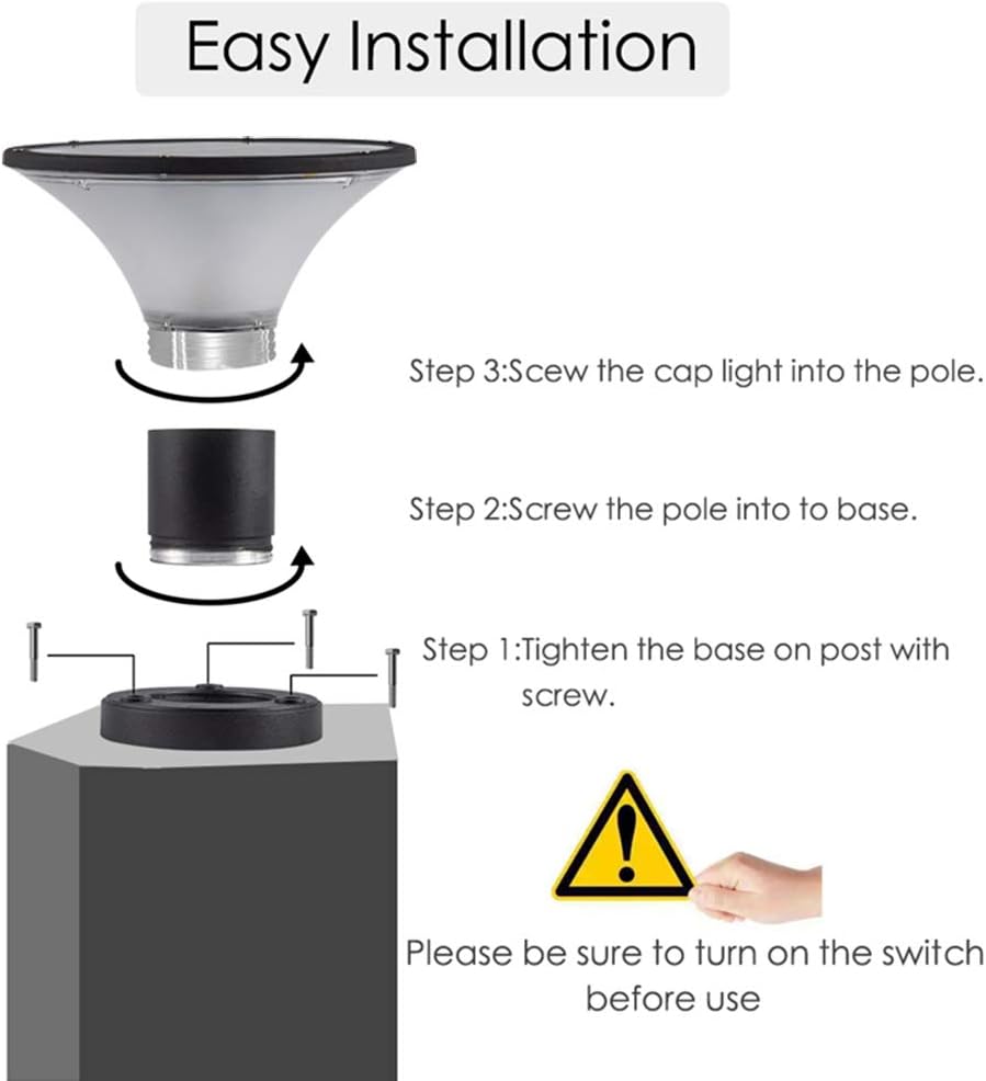 4 Pack Solar Post Cap Lights K261