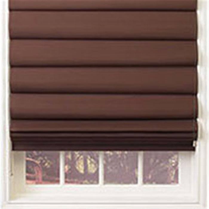 Chevron Ash Fabric Roman Shades U455675