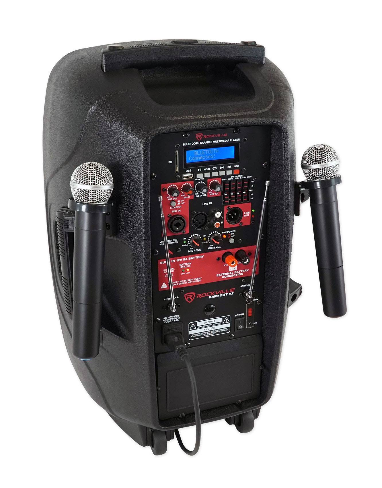 Portable Rechargeable 600W PA Speaker with Bluetooth J278