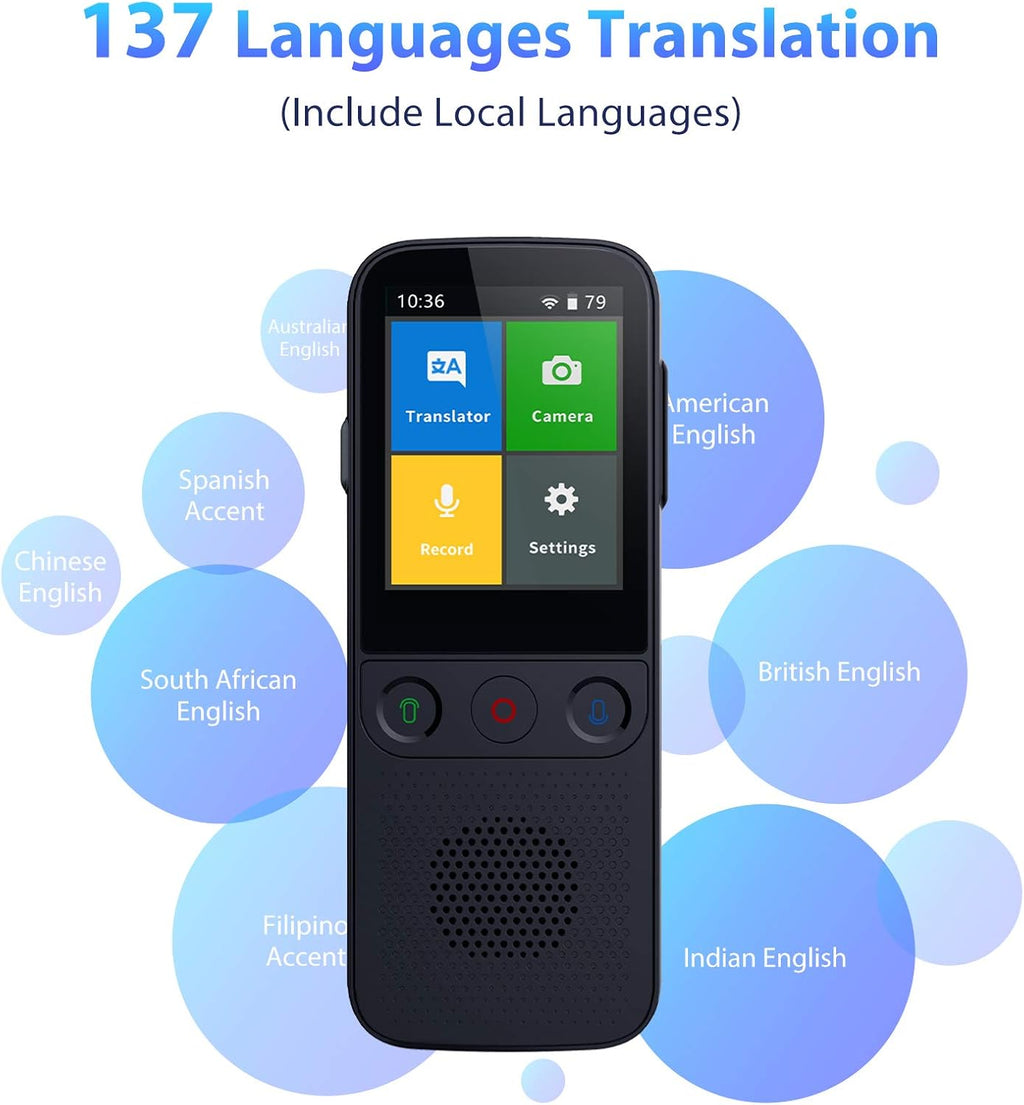 Pack of 2 Two Way Real Time Language Translator Device A634721