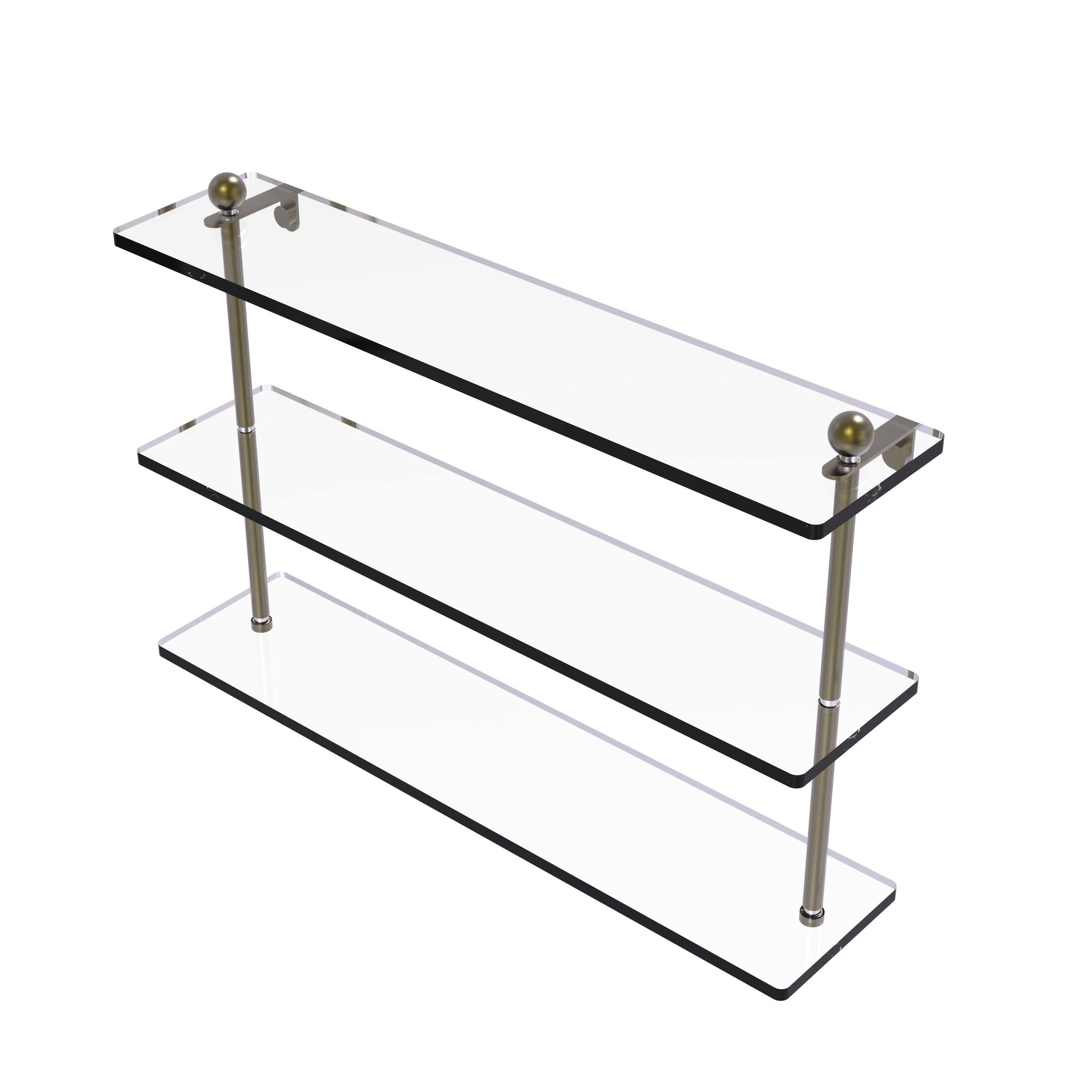 Triple Tiered Glass Shelf C543