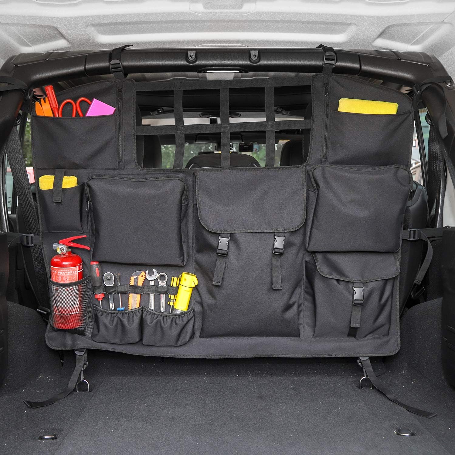Trunk Storage Bag with Multi-Pockets Tool Kits Organizers Cargo Bag D9182