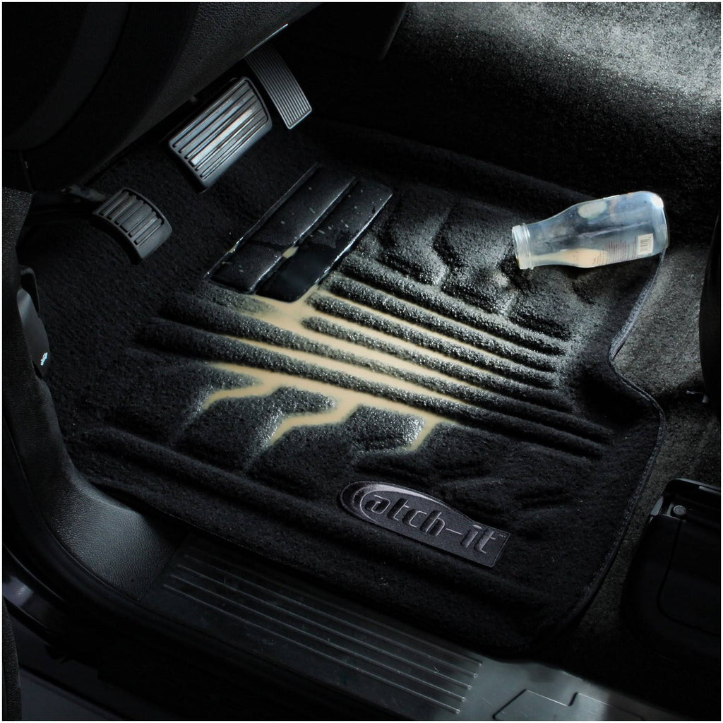 Black Front Carpet Floor Mat L237