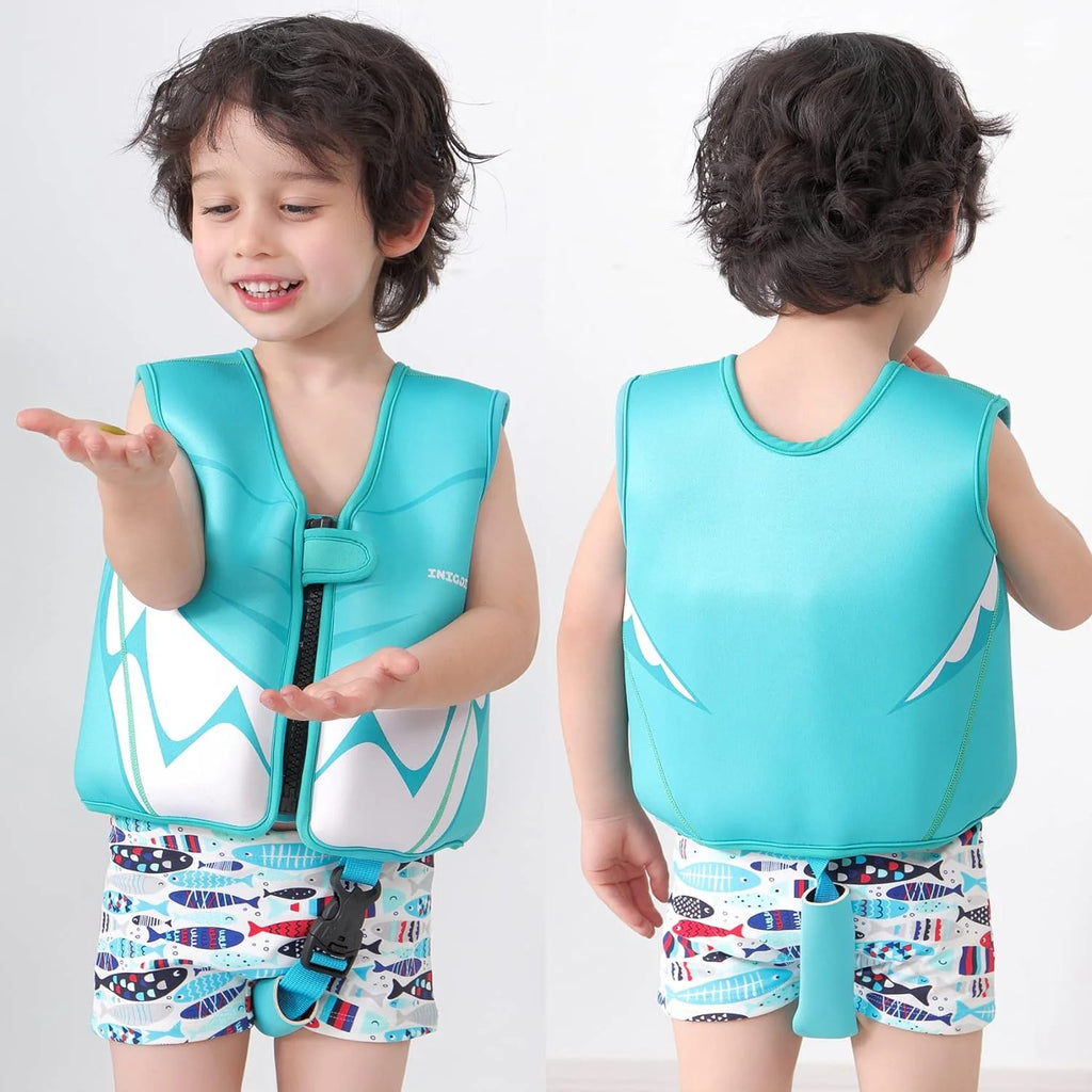 Toddler Swim Vest with Adjustable Safety Strap I7518