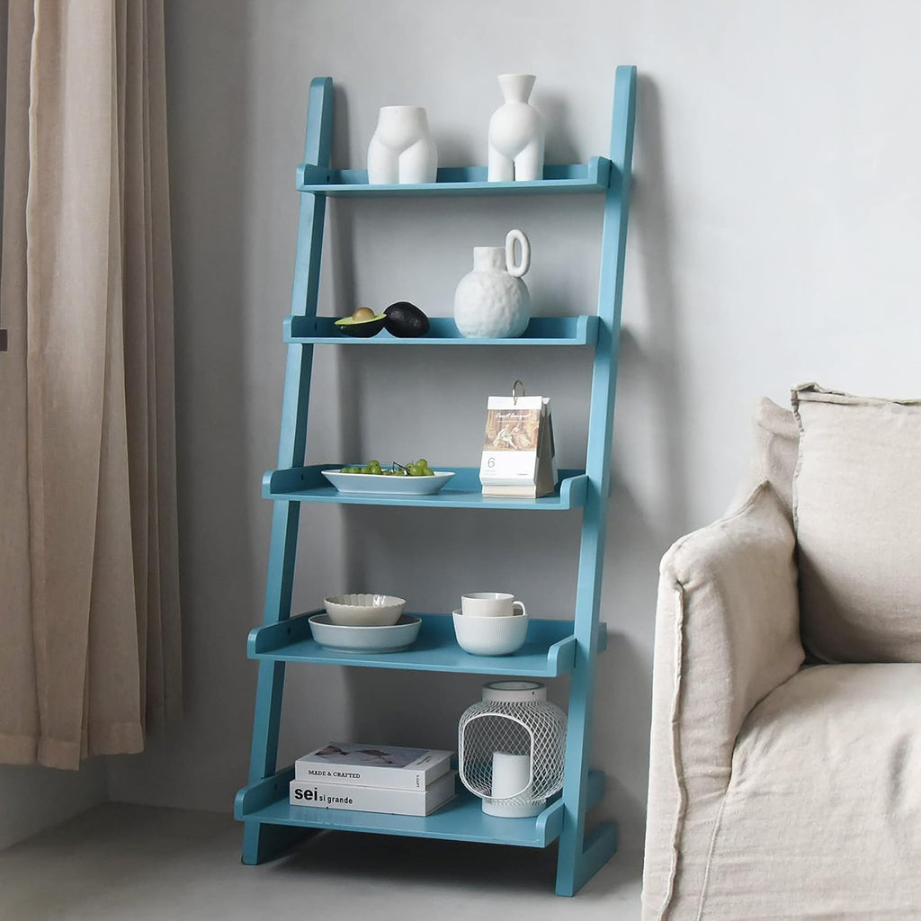 5-Tier Wooden Ladder Shelf E1202