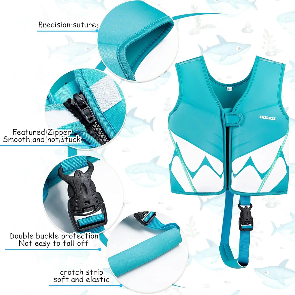 Toddler Swim Vest with Adjustable Safety Strap I7518