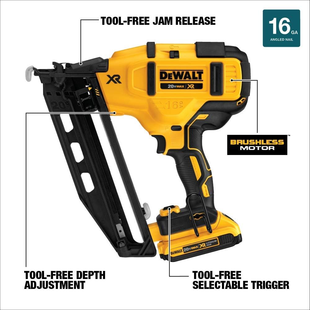 Angled 16GA Finish Nailer R8481
