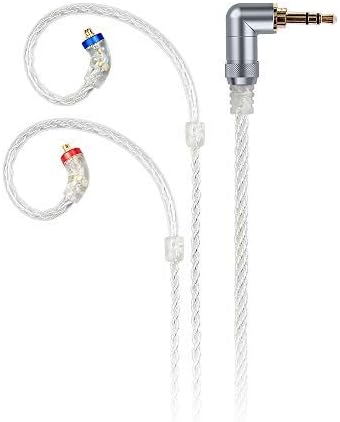 3.5mm High-Purity Monocrystalline Silver Litz MMCX Replacement Cable X4220