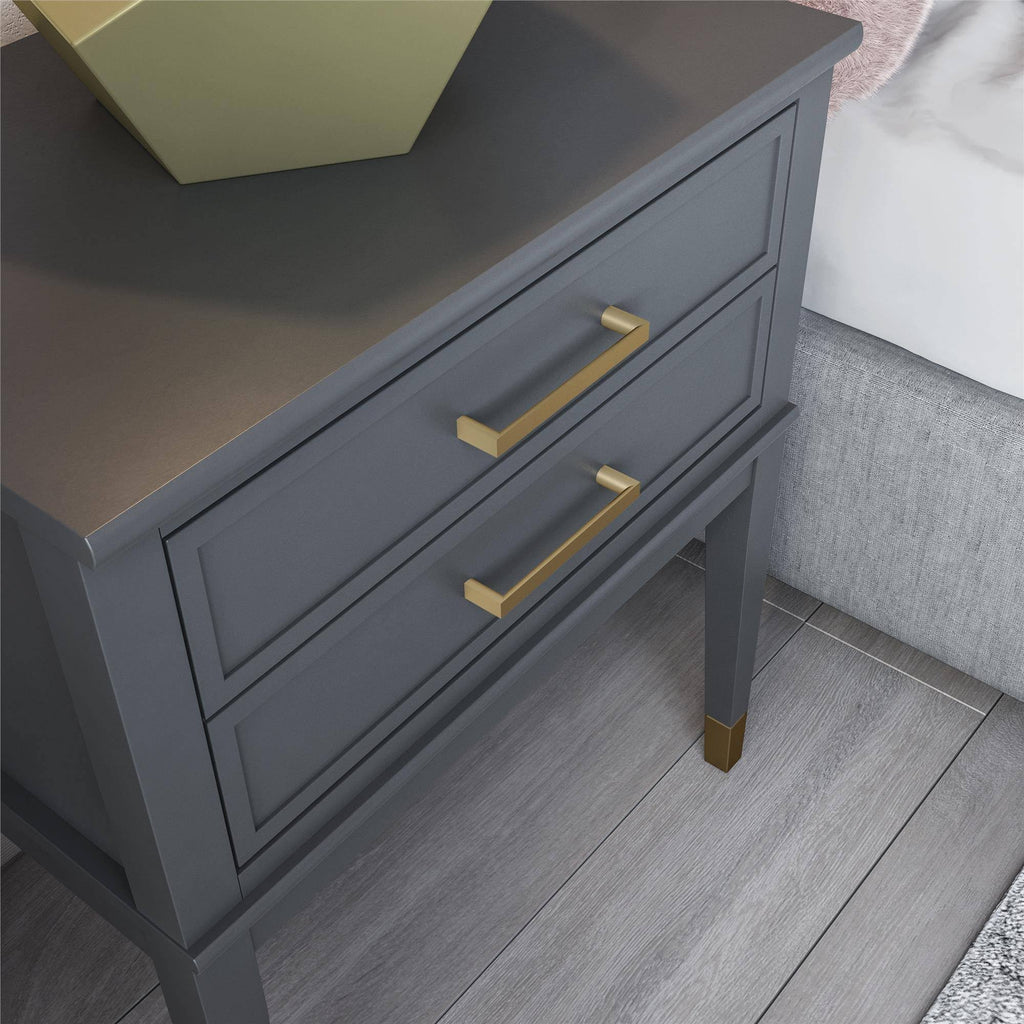Gray End Table L829