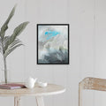 Black Float Frame Canvas Art - 16 x 20 B981073