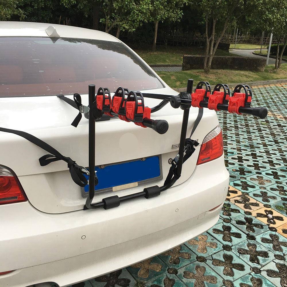 Black 3-Bike Carrier Trunk-Mount Rack V192