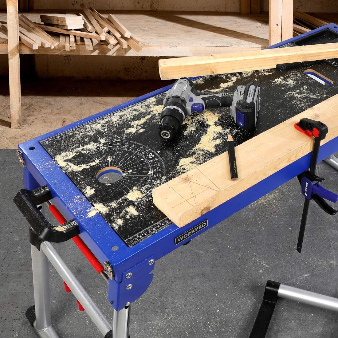 5-in-1 Portable Folding Miter Saw Stand N263590