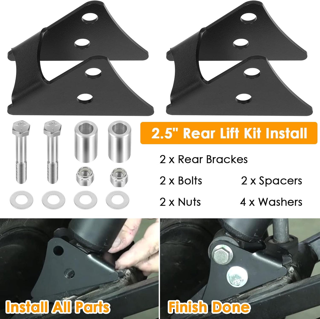 2.5'' Lift Kit UTV Front & Rear Suspension Pack of 2 T4122