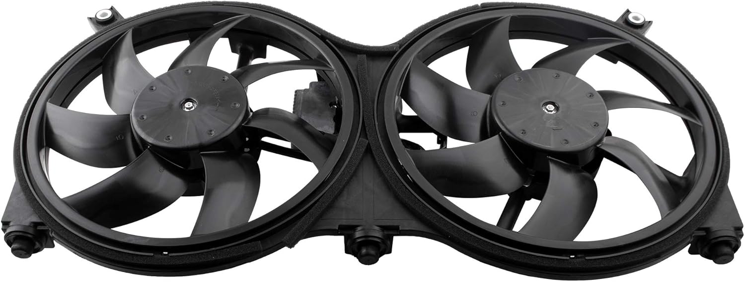 Dual Radiator and Condenser Cooling Fan Motor Assembly Q79155
