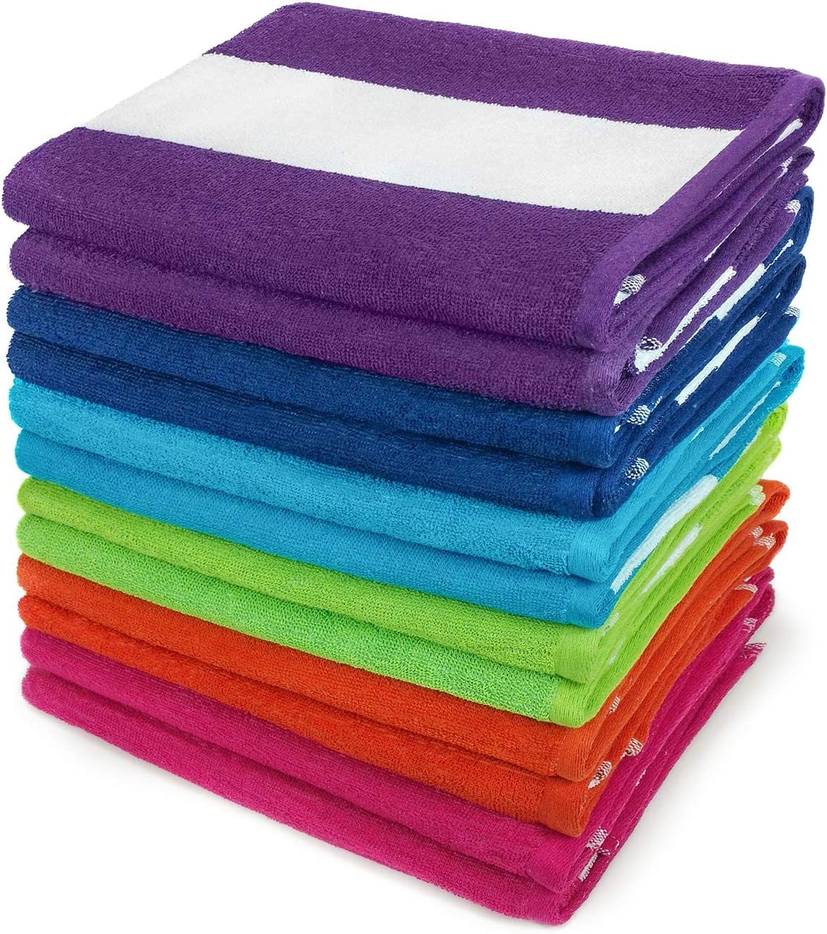 12 Pack Cotton Oversized Beach Towel B79591
