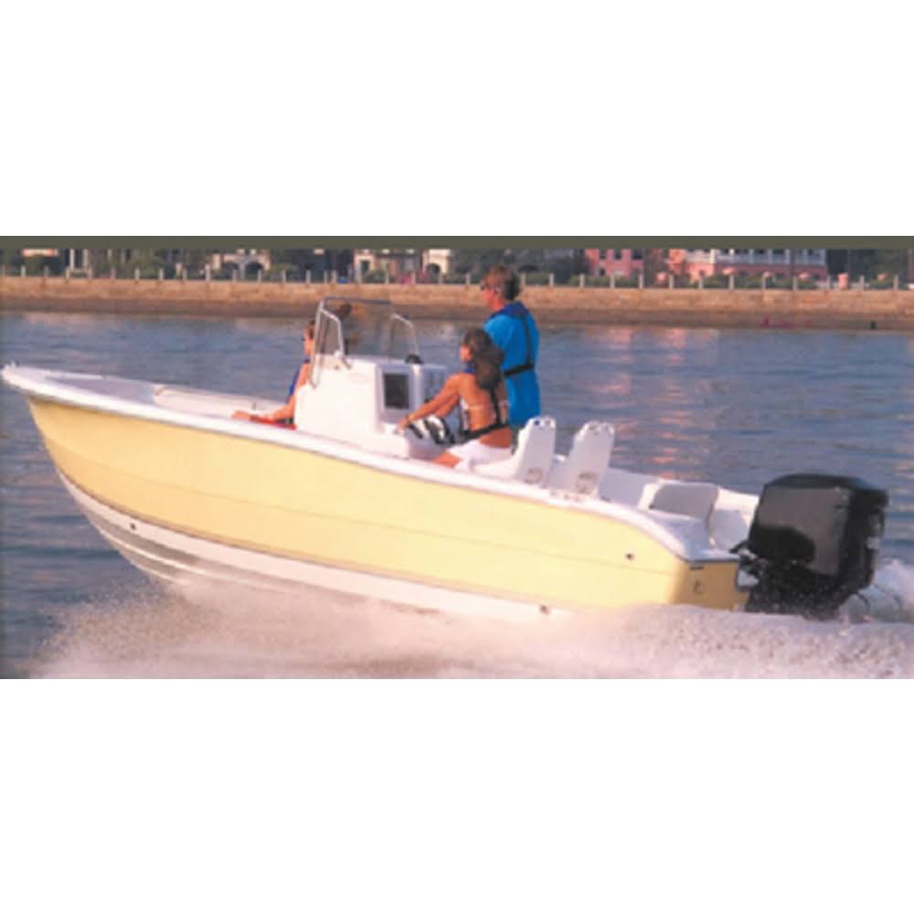 To-fit Cover for V-Hull Center Console Fishing Boat with High Bow Rails K9741