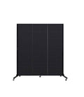 Portable Room Dividers 65H x 59W Charcoal Black S38915