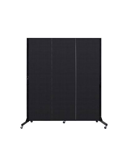 Portable Room Dividers 65H x 59W Charcoal Black S38915