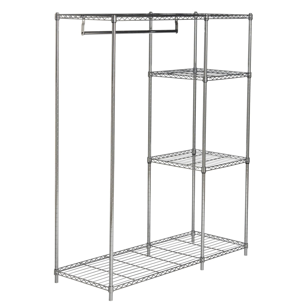 Chrome Wire Adjustable Garment Rack Z118438