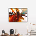 Black Float Frame Canvas Art A3841