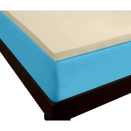 3lb California King Size Visco Elastic Memory Foam Mattress Topper P13645