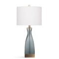 Frosted Blue Glass Table Lamp N881805