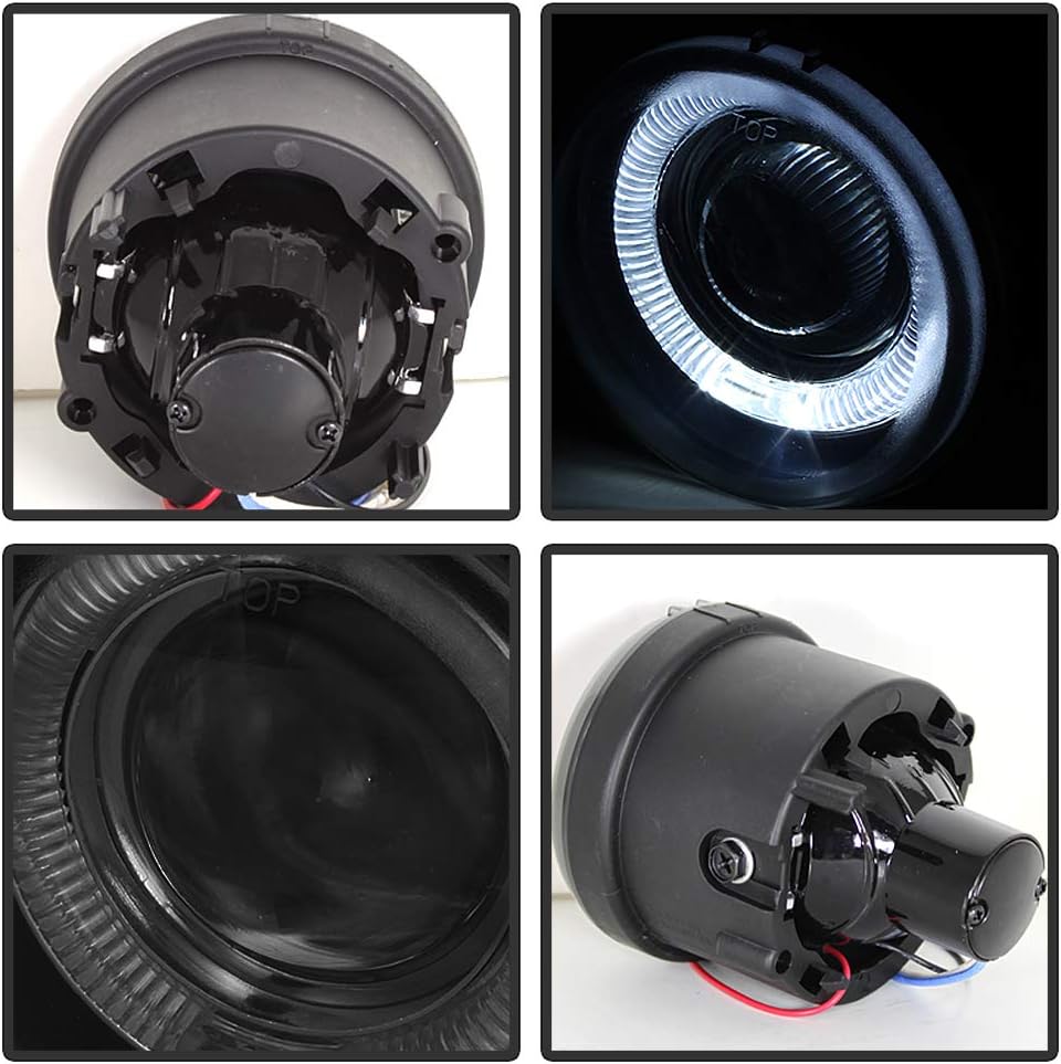 LED Halo Projector Fog Lights Assembly Pack of 2 U885