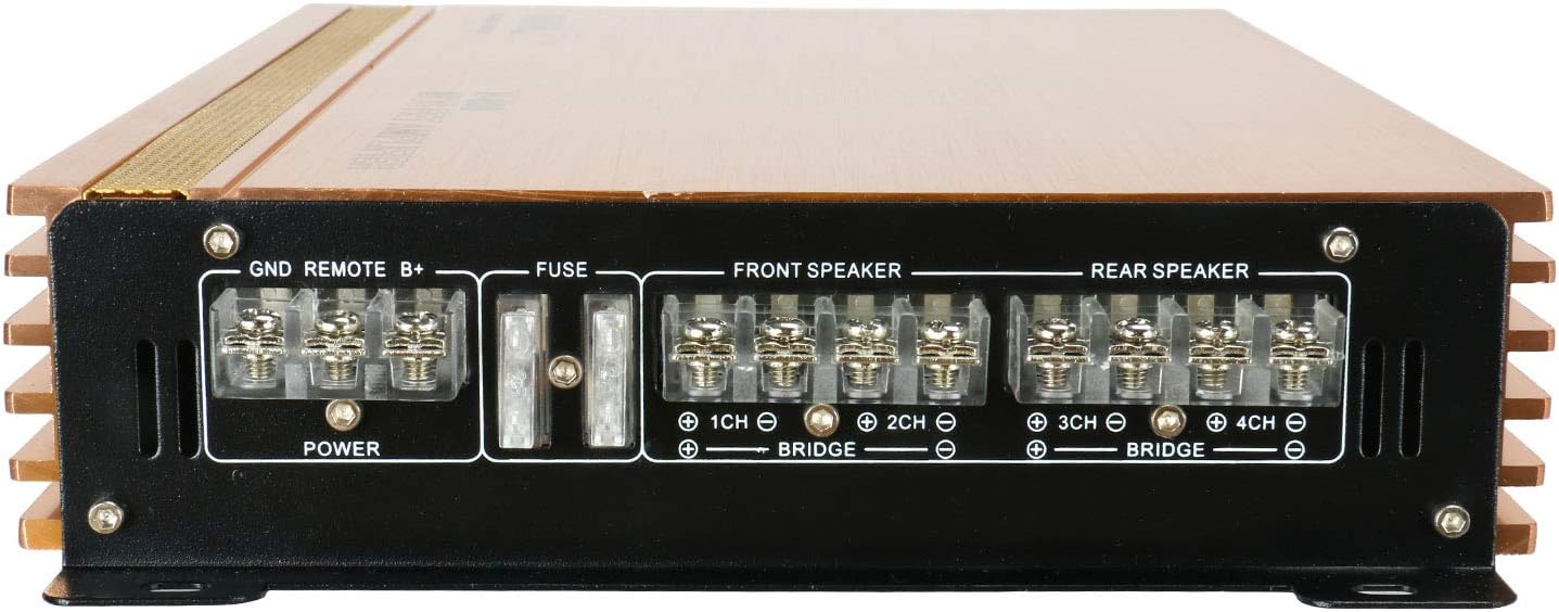 4 Channel Car Audio Power Stereo Amplifier 12V Pack of 2 M883792