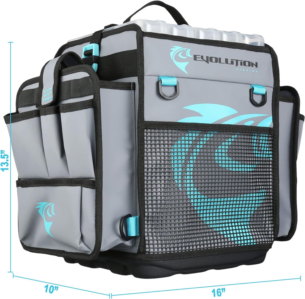 3700 Size Grey Zipperless Heavy Duty Water Resistant Tarpaulin Kayak Tackle Bag B61323