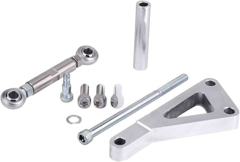 Polished Aluminum Alloy Alternator Bracket Kit Pack of 2 D47315