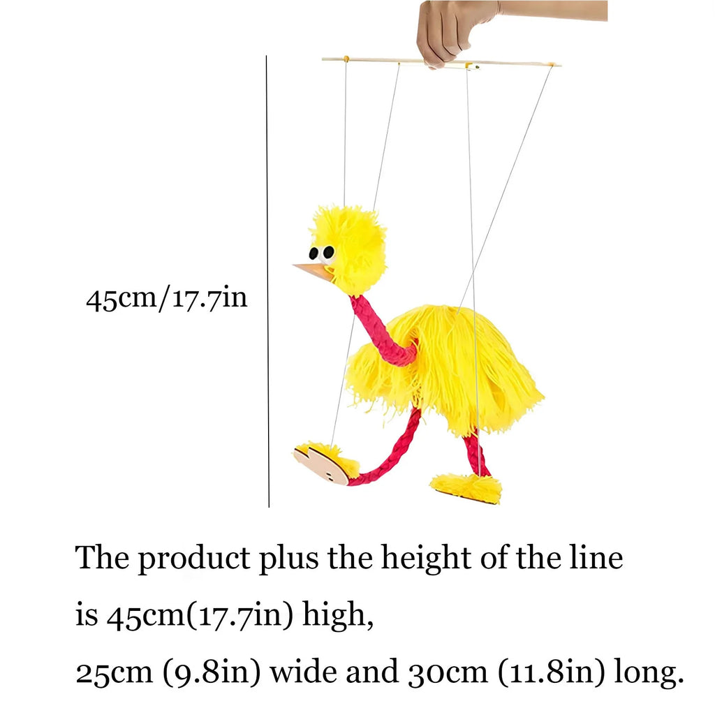 Ostrich Hand Puppets Bird String Puppet Educational Toys D936992