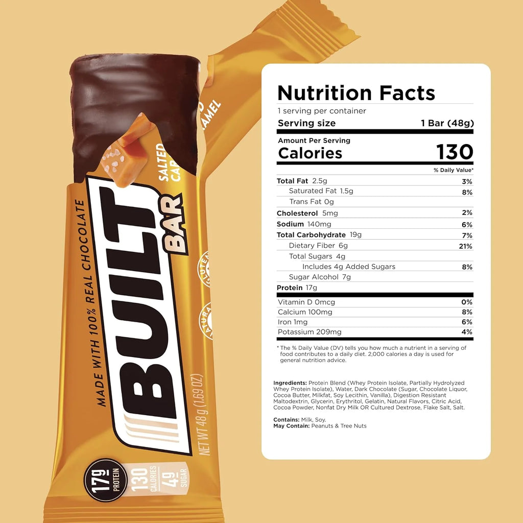 12 Count Salted Caramel Protein Bar N8821