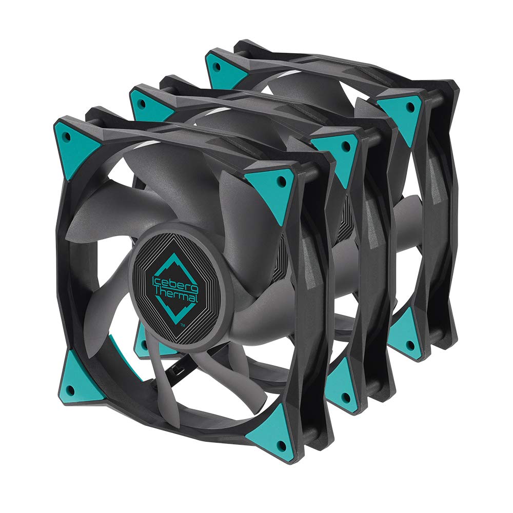 Black 120mm PWM Case Fan (3-Pack) F73082
