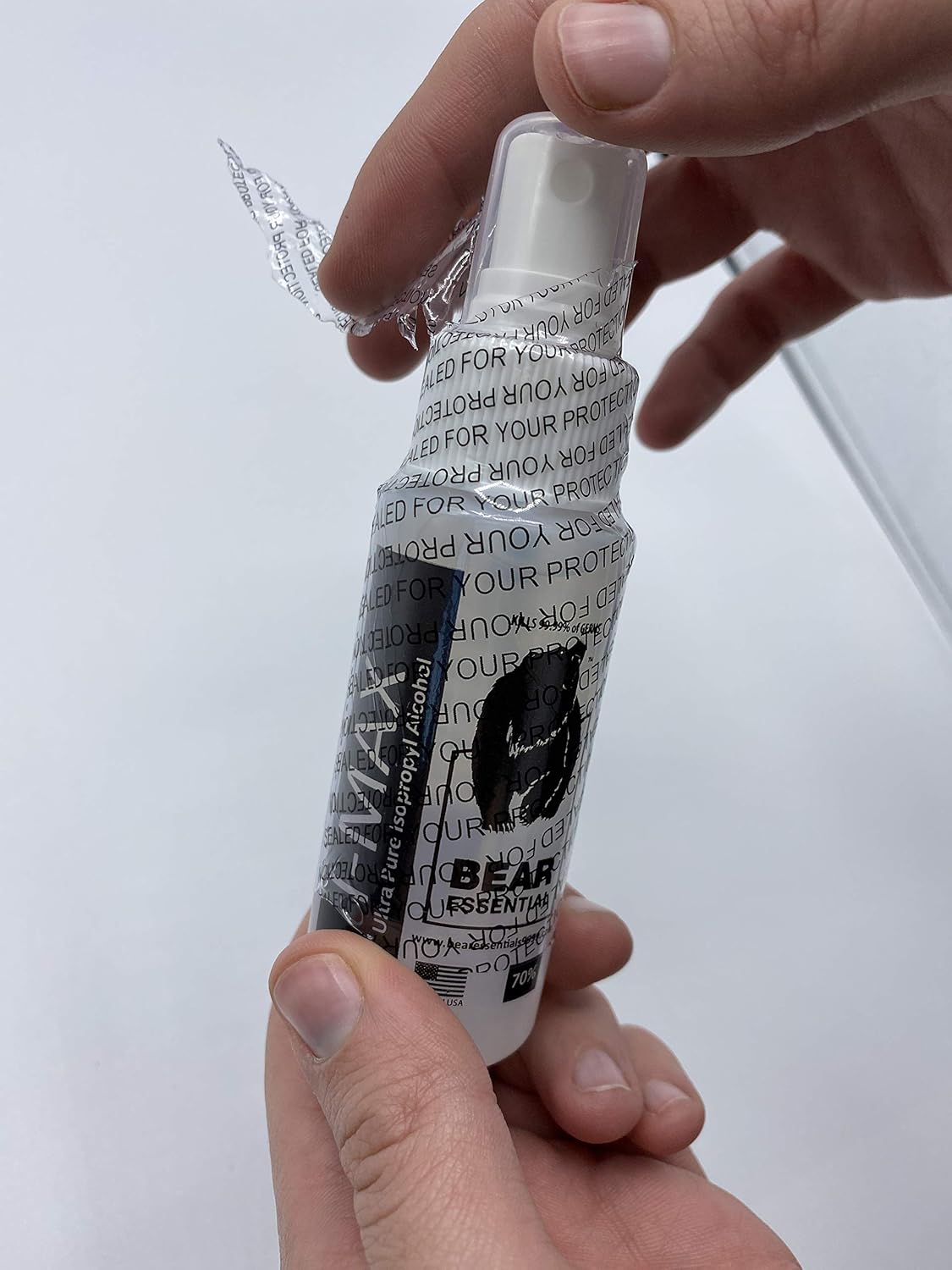High Purity USP Grade Isopropyl Alcohol 70% 24 Spray Bottles 2 OZ Each V4970